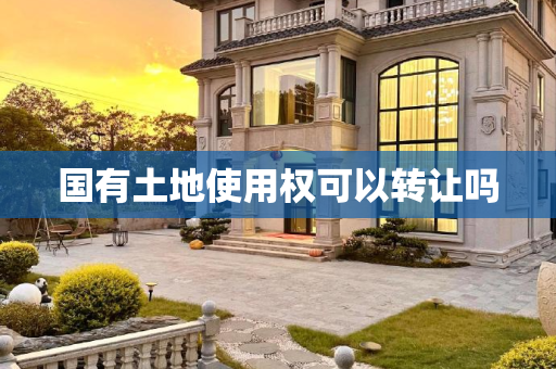 国有土地使用权可以转让吗